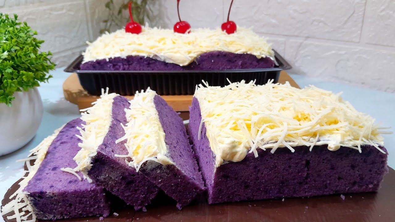 RESEP BOLU KUKUS UBI UNGU SUPER LEMBUT