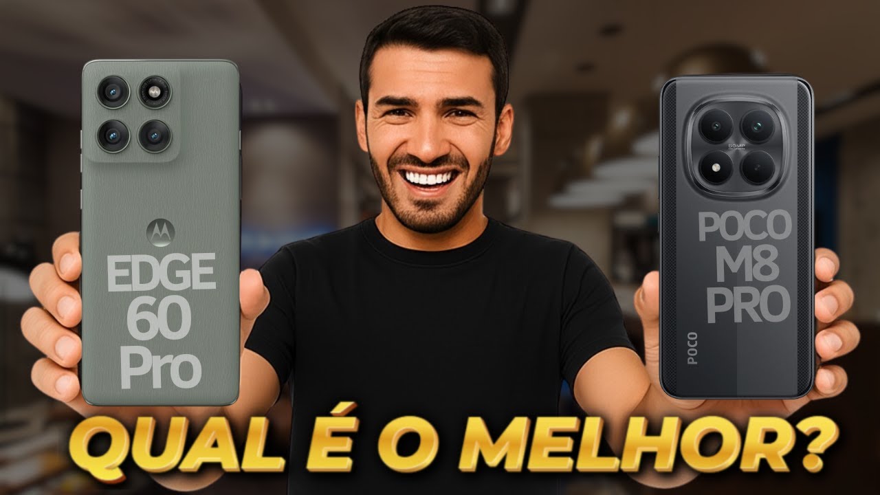 Motorola Edge 60 Pro vs POCO M8 Pro  Qual é o MELHOR? (Comparativo)