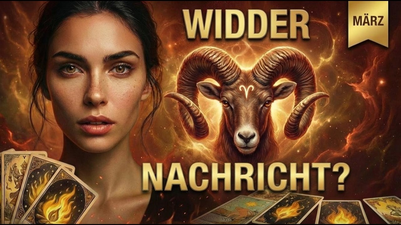 WIDDER ♈März 2026: Eine Nachricht verändert ALLES! 🔮⚡️ (Das kommt unerwartet!)