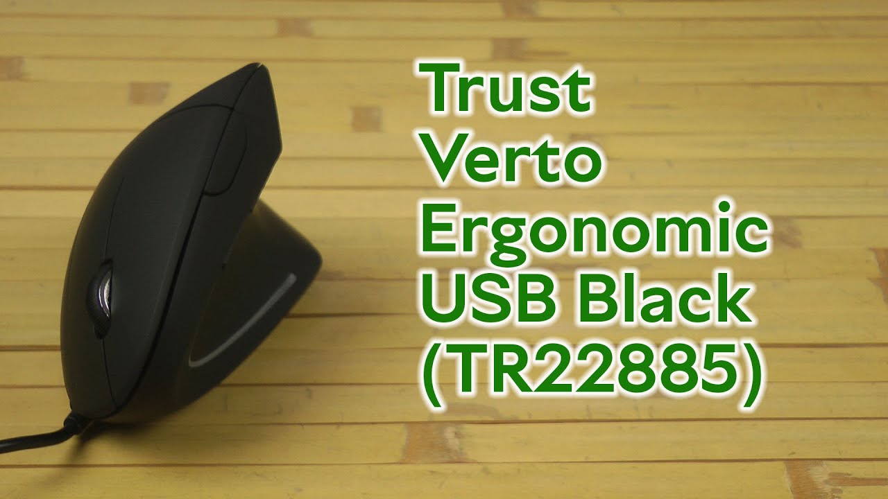 Розпаковка Trust Verto Ergonomic USB Black (TR22885)