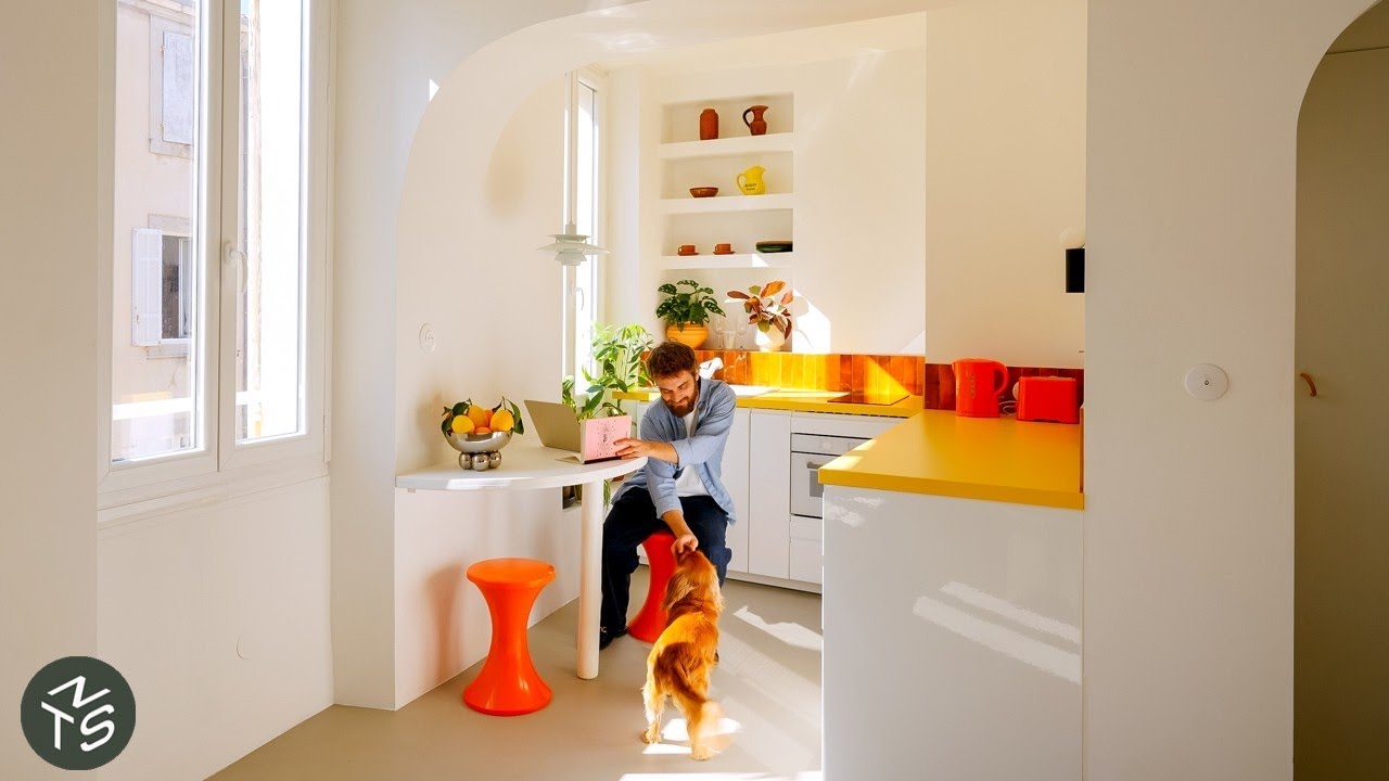 Interior Designer&rsquo;s Small Bright Apartment in Southern France, 32sqm/344sqft