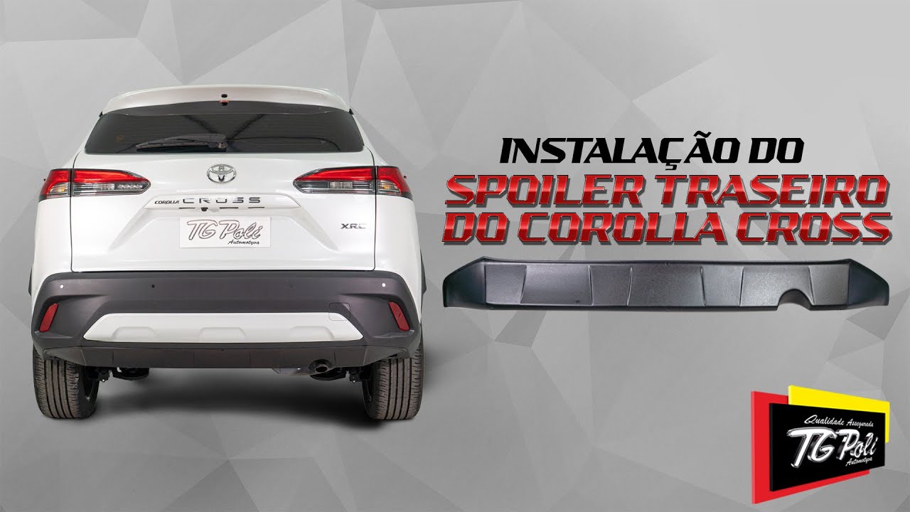 Tutorial de Instalação do Spoiler Traseiro do Corolla Cross #corolla #corollacross #cross