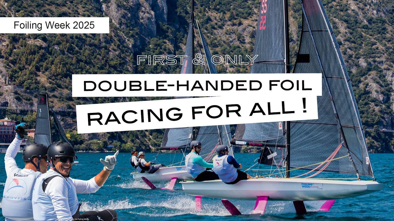 Future of regattas is here : the WORLD'S UNIQUE double-handed foiler !!