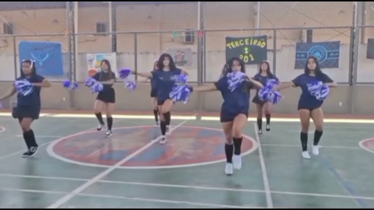 coreografia azulinas líder de torcida