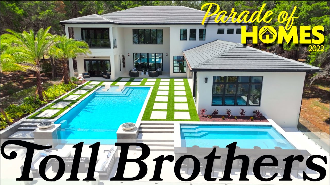 Роскошный дом Toll Brothers Florida площадью 8000 кв. футов | Parade of Homes Orlando