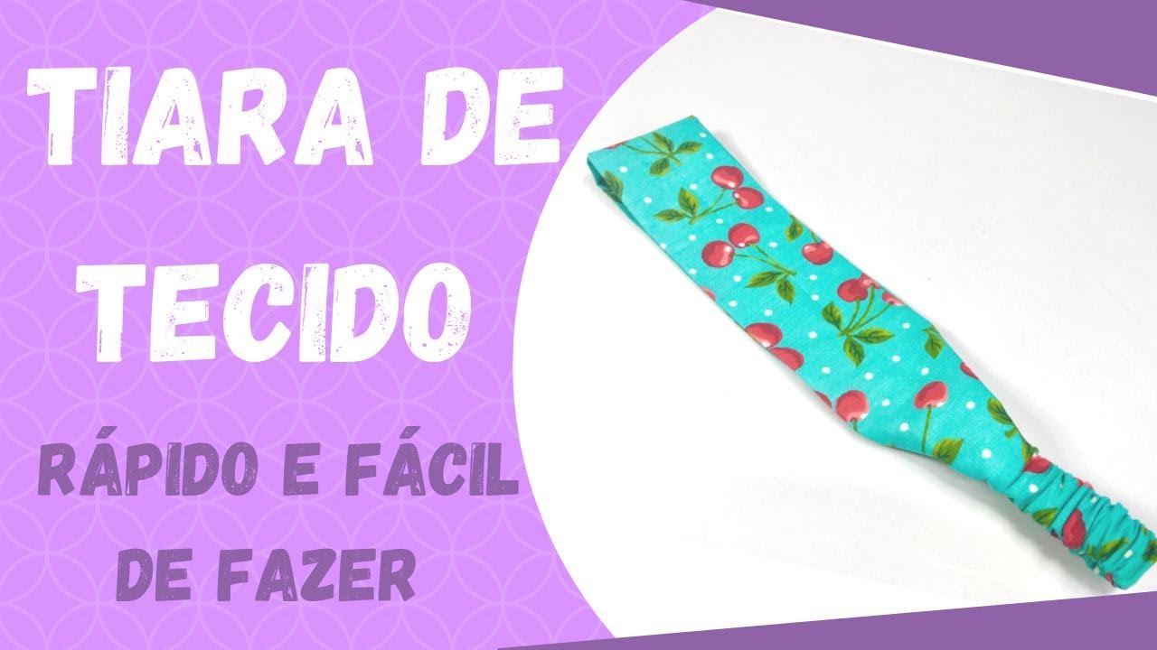 Tiara de Tecido - Passo a Passo | Jobibi Artes