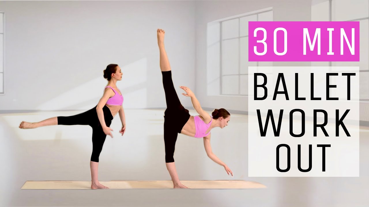 30-Minute Full Ballet Body Workout | At Home Pilates For Balance, Strength + Flexibility