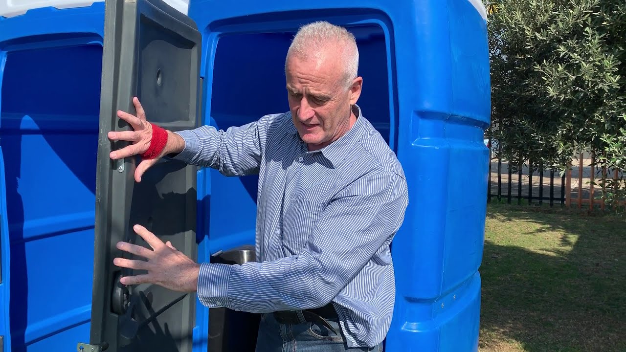 Portable Toilet Buffalo Model / The Home of Portable Sanitation. Standard Foot-Flush + Waste Drum