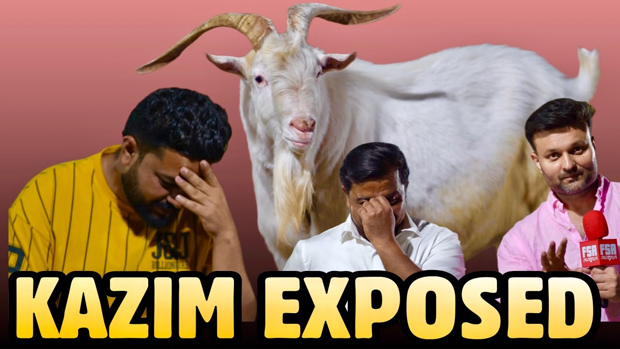 Kazim Bhai’s Exposed at RK Goat Farm by Hysham Bhai & Faisal Bhai