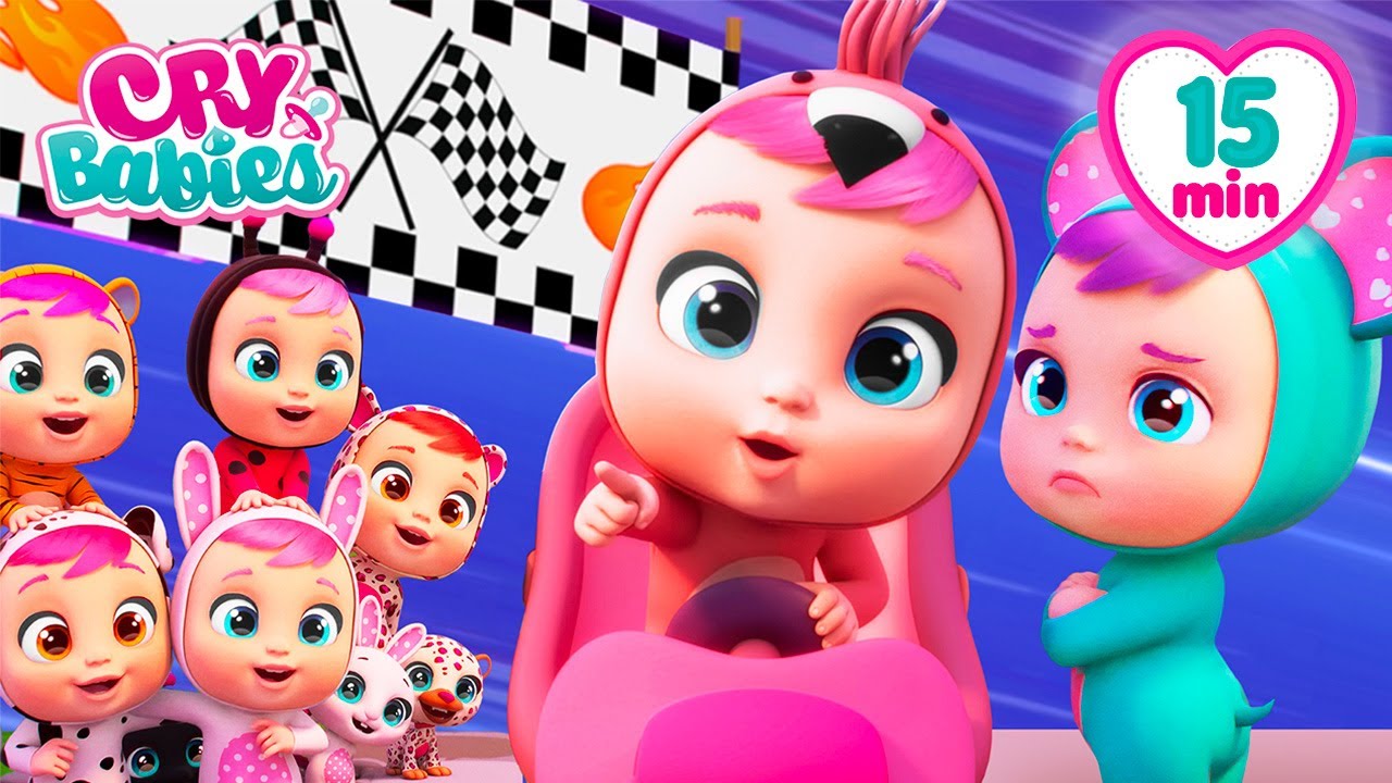 Who Will Win the Big Cry Babies Race?  | Cry Babies Magic tears| Cartoon in English