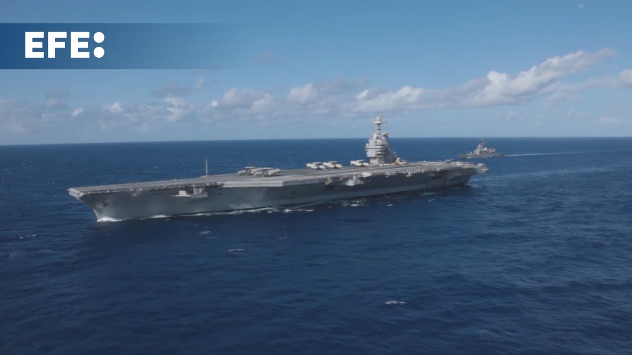 EE.UU. despliega en el mar Caribe su mayor portaaviones en medio de la tensi&oacute;n con Venezuela