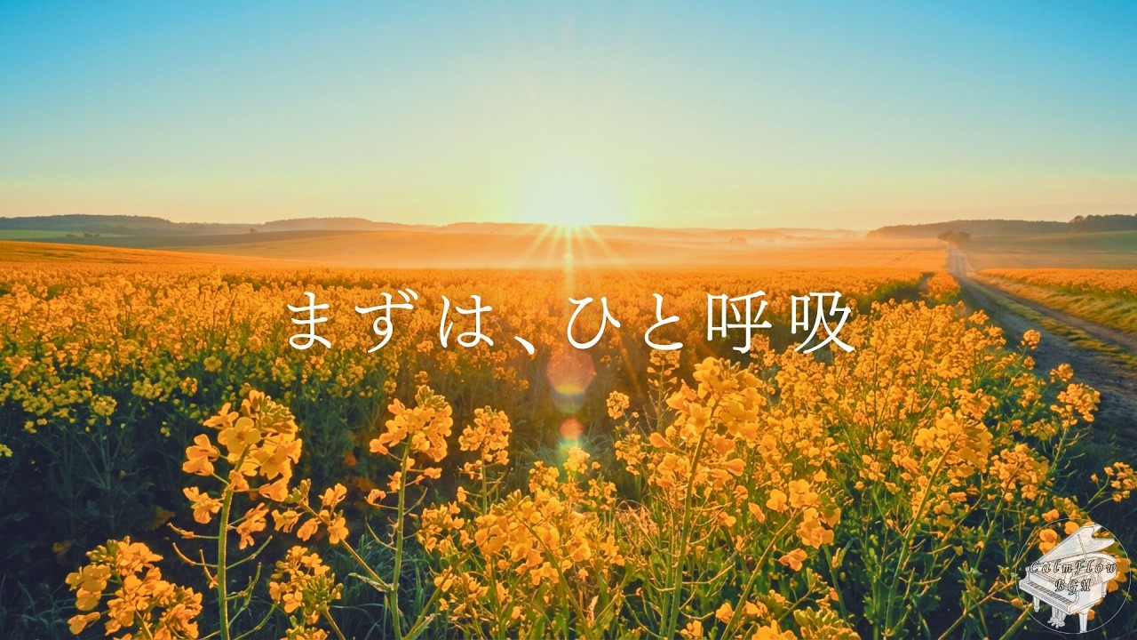 まずは、ひと呼吸｜朝の癒しピアノ・リラックスBGM・作業用・寄り添う言葉・静かなインスト音楽
