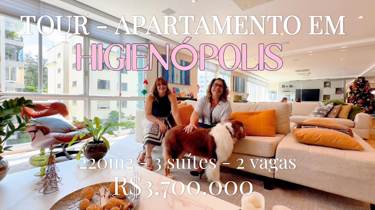 APARTAMENTO REFORMADO EM HIGIENÓPOLIS | TRANQUILIDADE SOFISTICADA | 3 SUÍTES | À VENDA