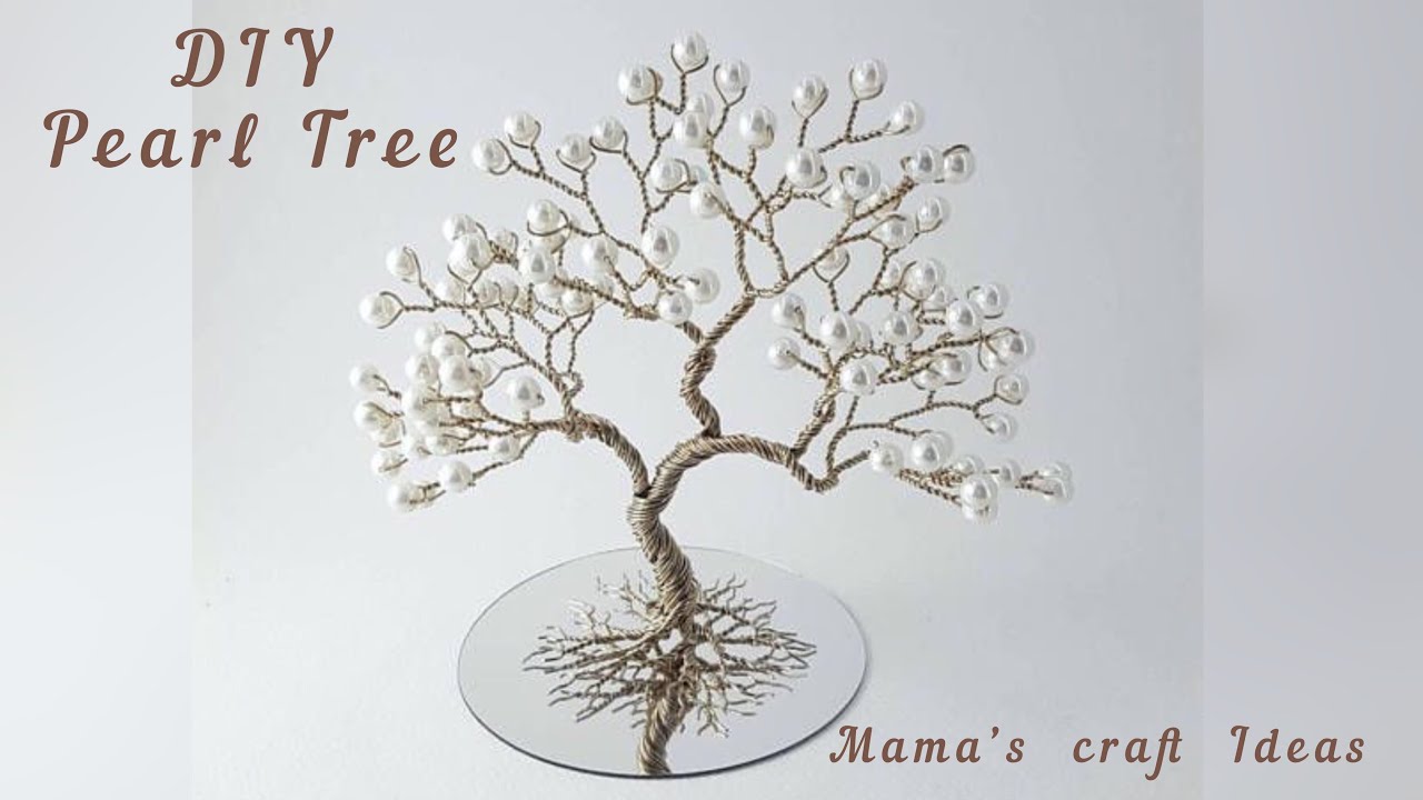 DIY pearls tree || Easy and interesting || DIY craft ideas @mamascraftideas