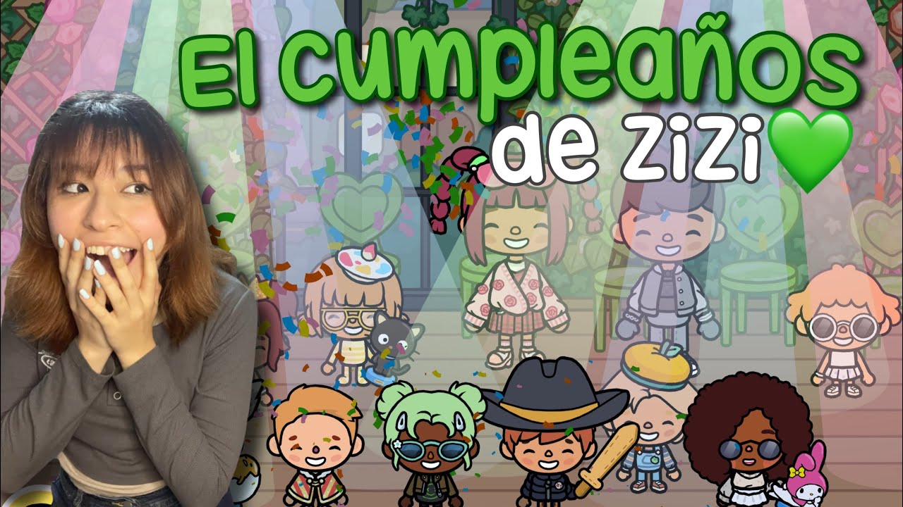 EL CUMPLEAÑOS DE ZIZI DE SHERK😱💚|TOCA CAM!|