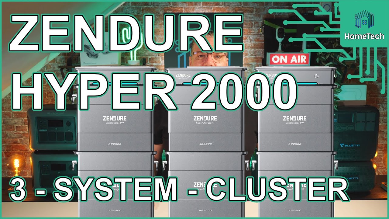 ZENDURE HYPER 2000 - Cluster auf 3 Systeme ausbauen inkl. 12 kWh Speicher !  2/3