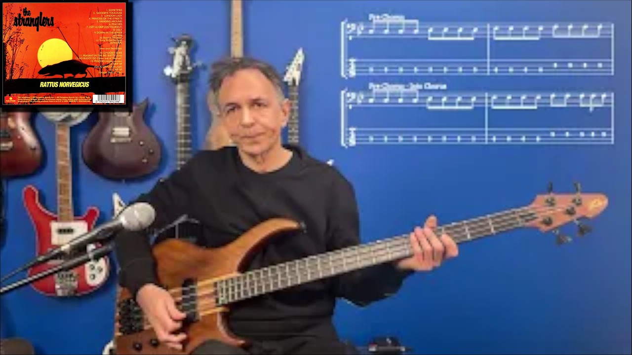 Princess of the streets The Stranglers bass lesson walk through