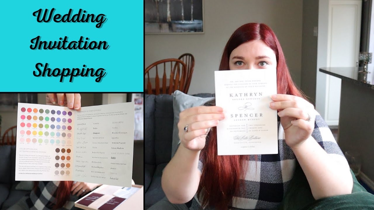 Shopping for My Wedding Invitations - Paper Samples & Selecting Designs | Destination Wedding Series