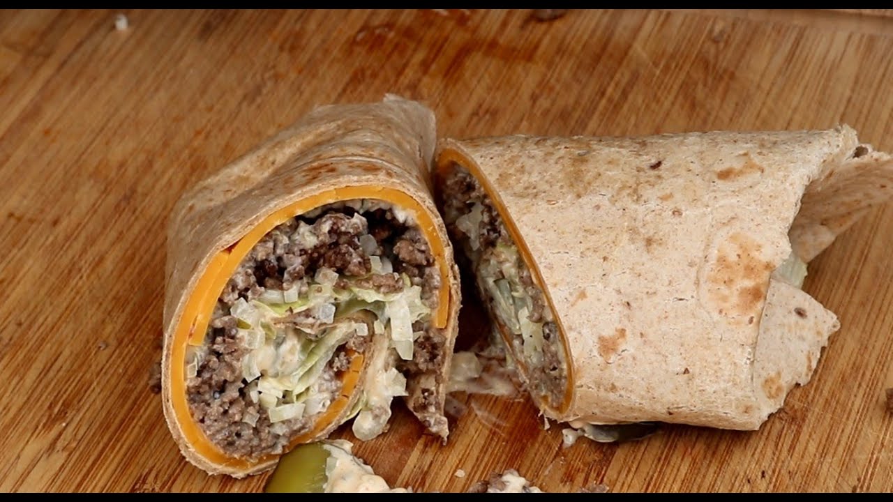 Big Mac Wrap mit selbstgemachter Big Mac Sauce