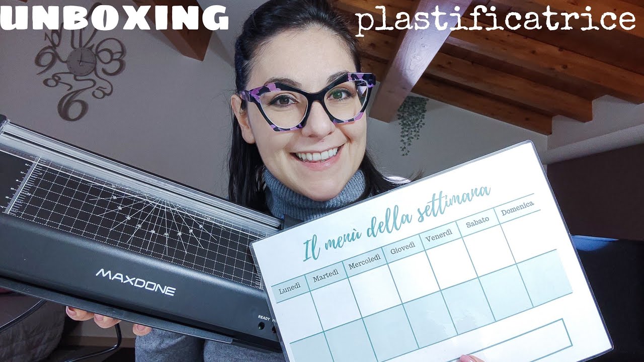 Unboxing Plastificatrice a caldo/freddo