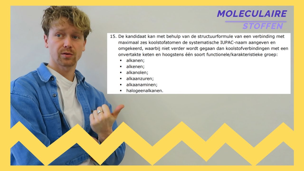 Tekenen volgens de *SYLLABUS* (-OH groep) // JBL