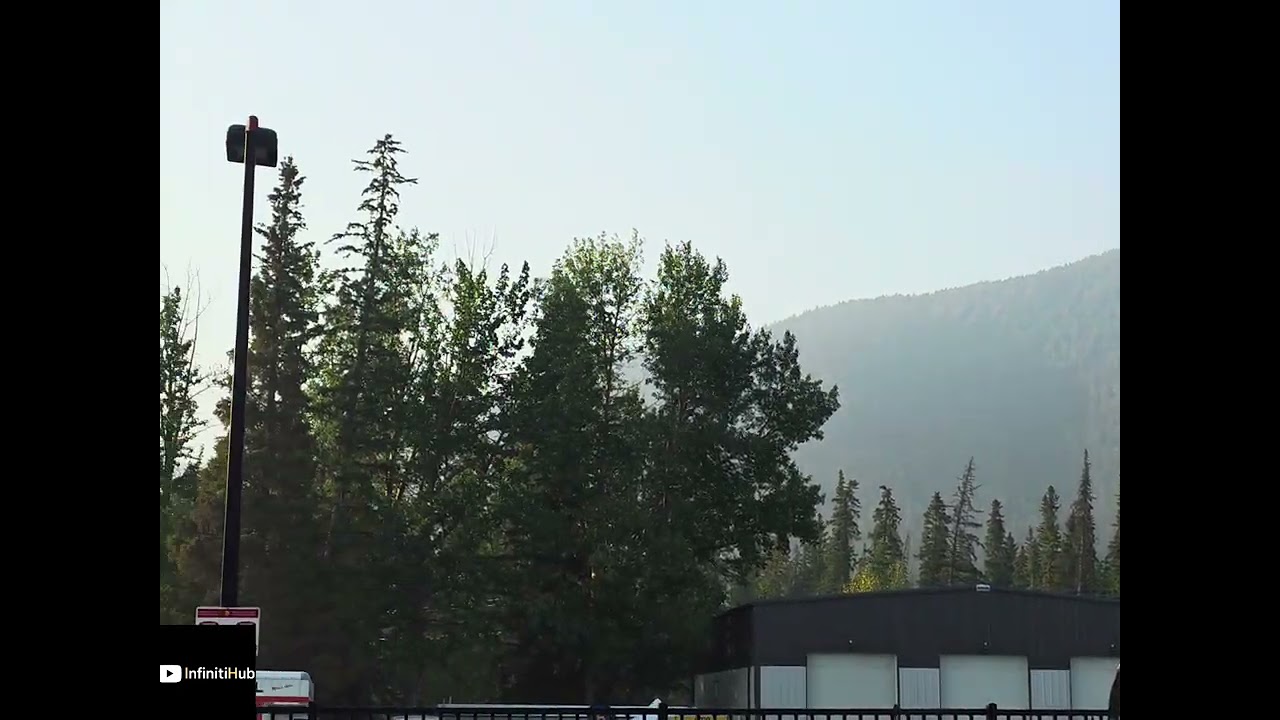Banff Covered in Thick Smoke from Northwest Territories Wildfires | Smoky Skies