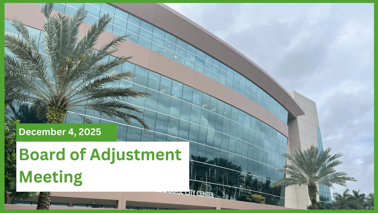 Board of Adjustment Meeting - December 4, 2025