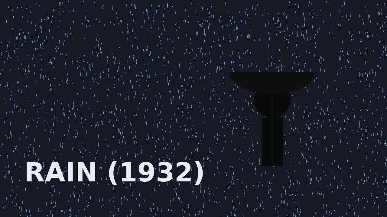 Rain (1932) | Full Classic Drama | Joan Crawford