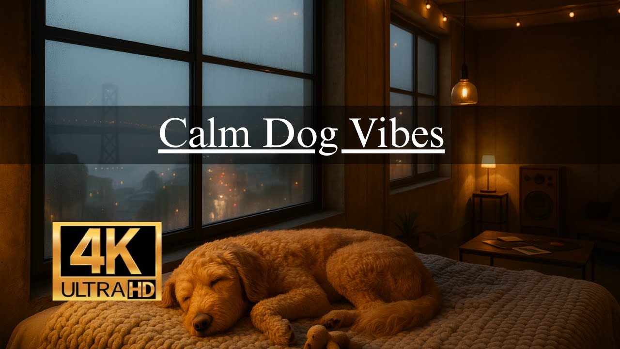 3 HOURS of Home Alone Dog Relief 🐕 4K Piano to Stop Barking & Whining 💤🎵