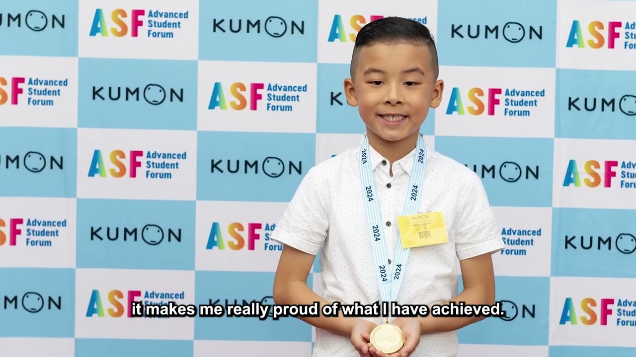 Meet Keiichi, an advanced Kumon student
