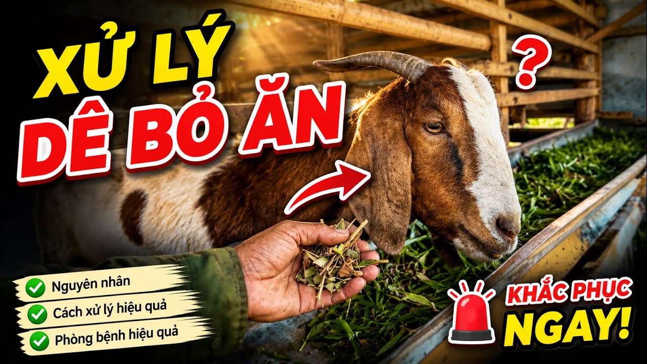 Cách Xử Lý Khi Dê Bỏ Ăn Của Anh Thành