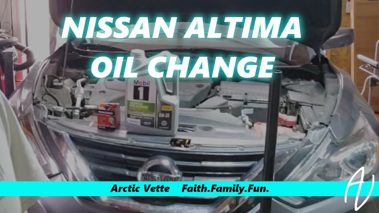 How To change the Oil in a Nissan Altima (2018 2.5L 4 Cylinder)