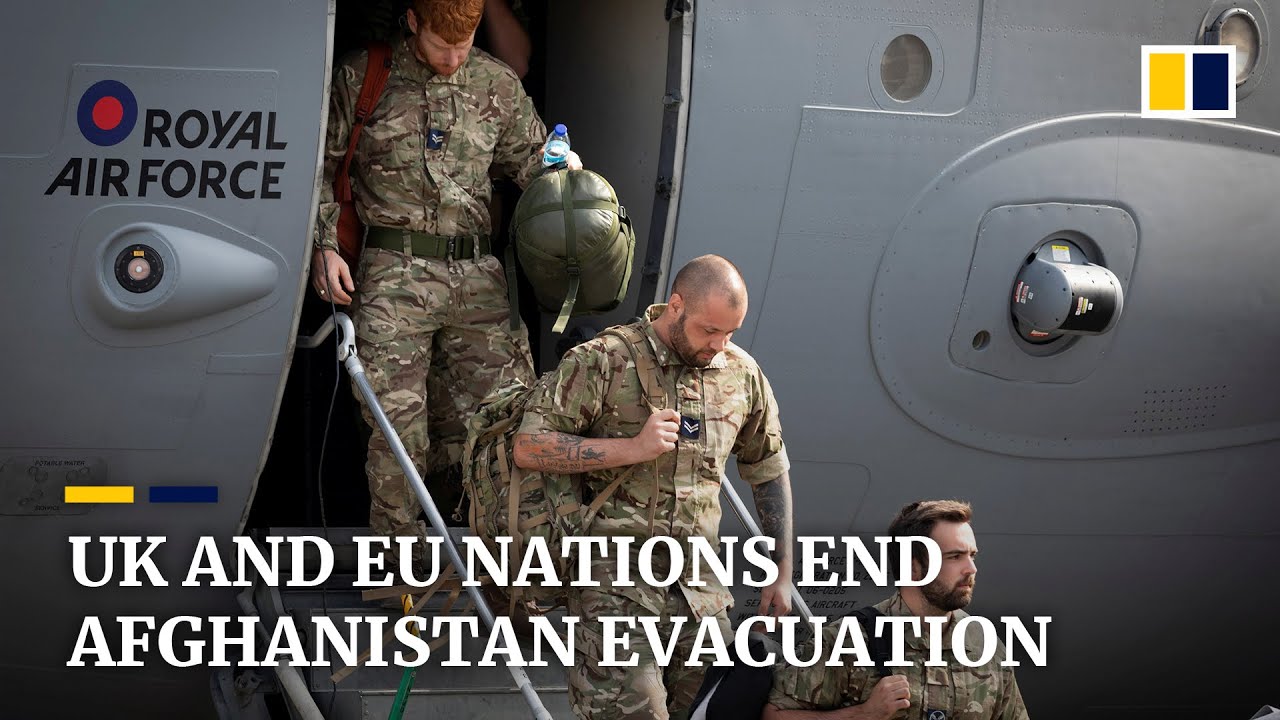 UK, France, Germany and most other European allies end Afghanistan evacuation