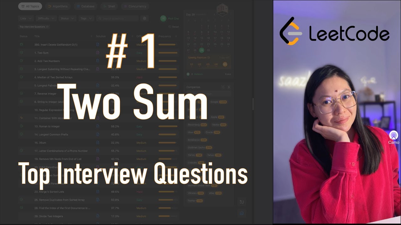LeetCode Top Interview Questions 1 - Two Sum | Решение с объяснением - Swift