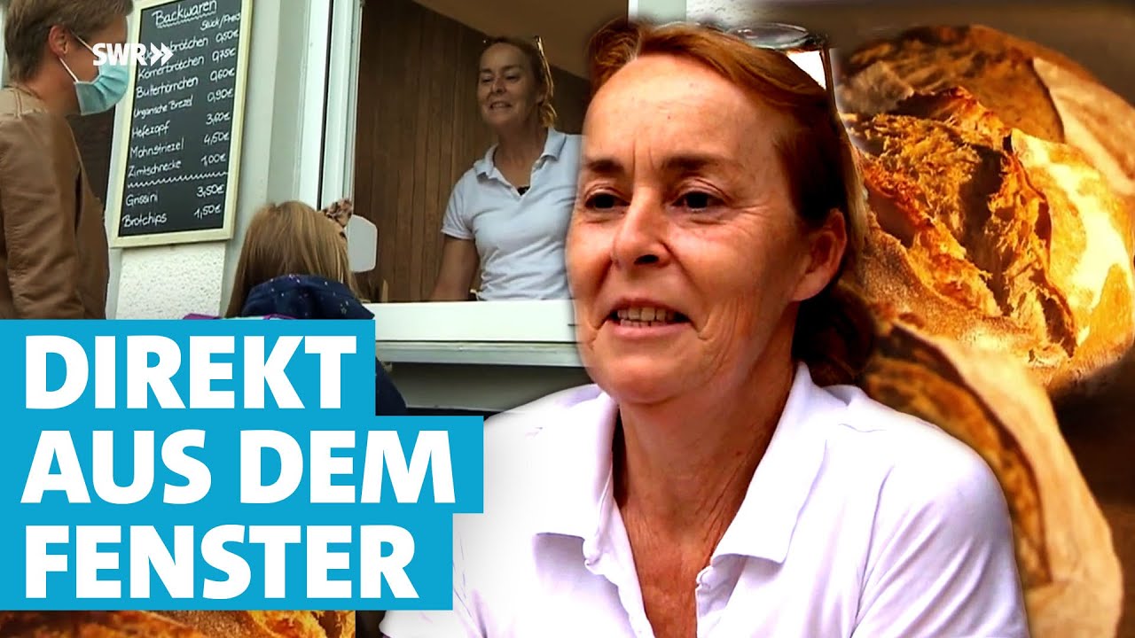 Brotverkauf durchs Fenster - die Dorfbäckerei von Trailfingen