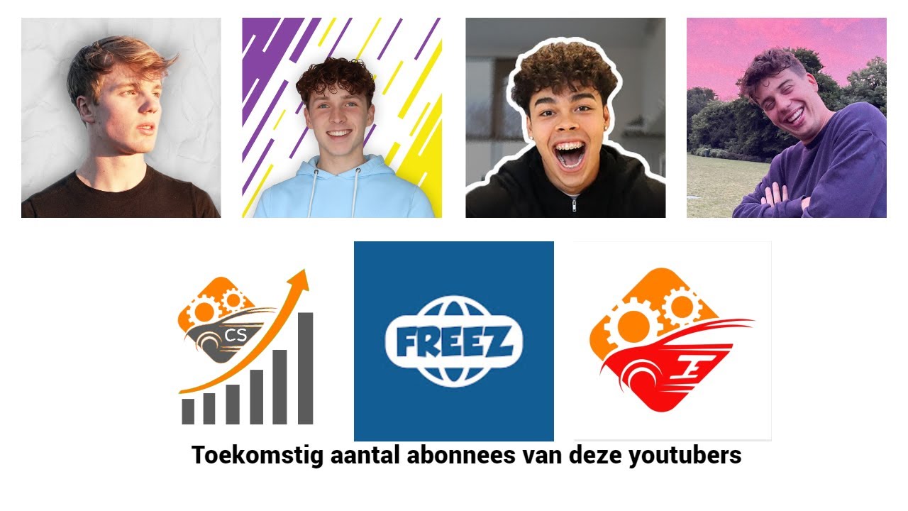 Toekomstig aantal abonnees| FrankVD, Kriekel, Darrellsteg,..