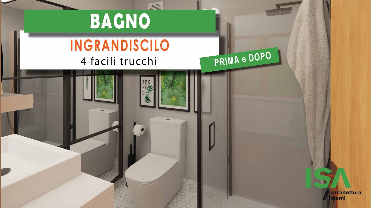 #44 TRUCCHI per INGRANDIRE il tuo BAGNO 🪞 Il PRIMA&DOPO ti aiuta a capire meglio la trasformazione