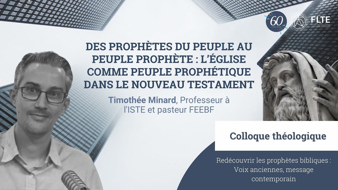 Timothée Minard : Des prophètes du peuple au peuple prophète - Colloque 2025