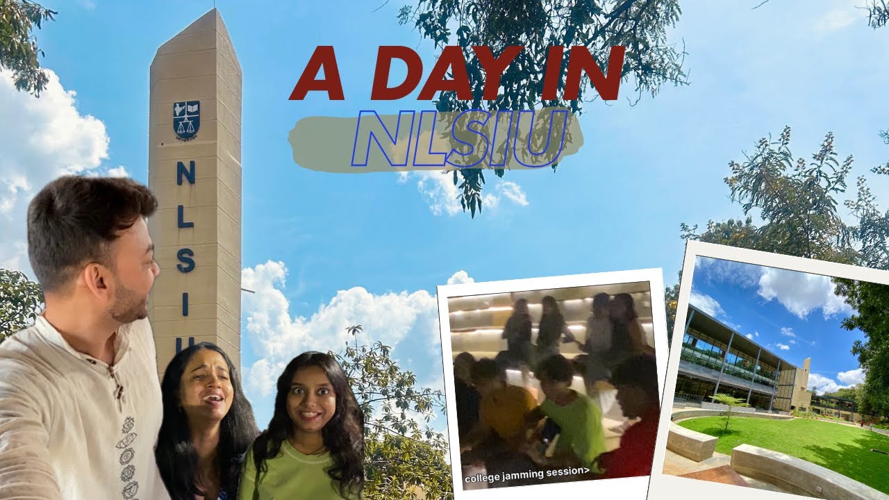 A day in the life of law students at NLSIU, Bangalore | Campus | Friends | Lectures | NLU