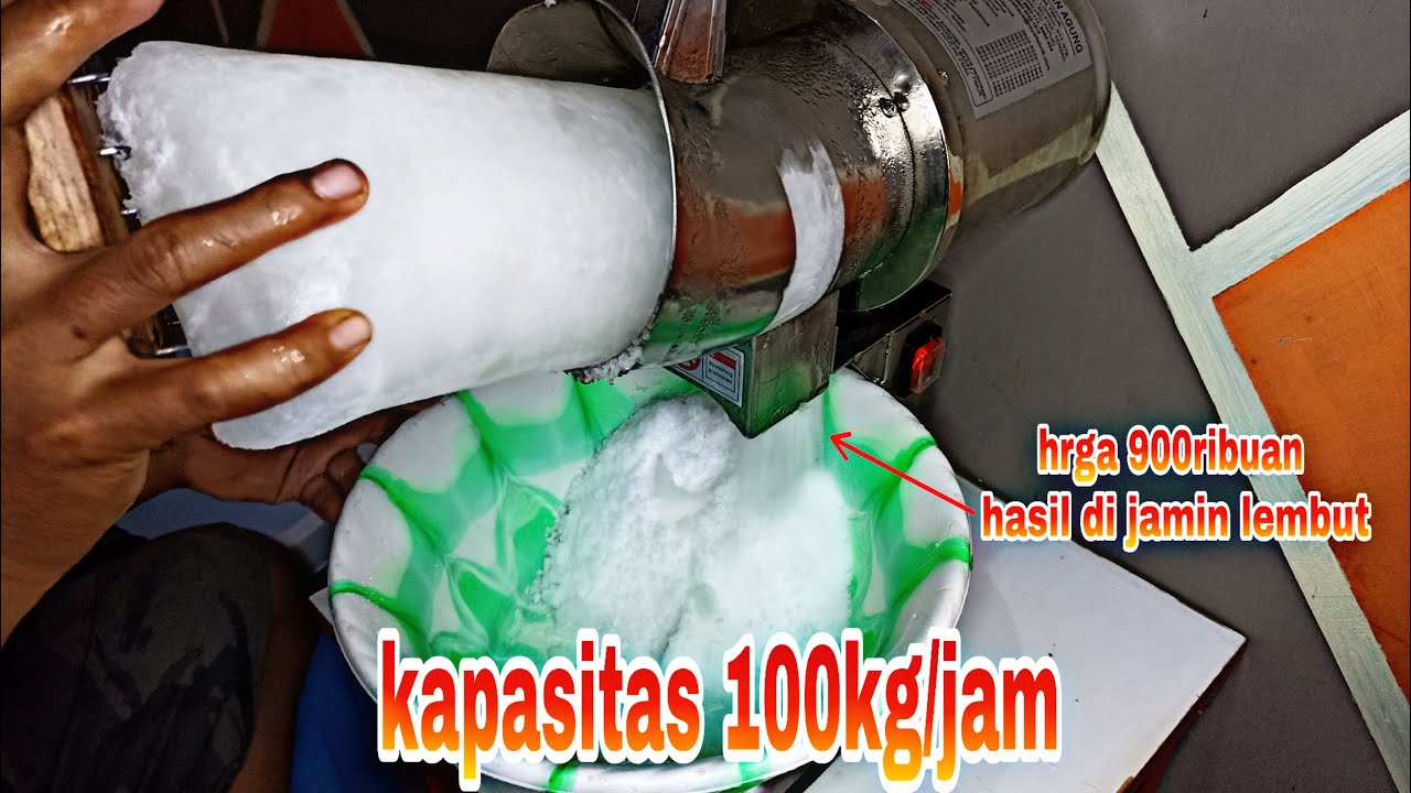 PENGUSAHA ES SERUT/DOGER SINI KUMPUL , MESIN SERUT ES INI COCOK BUAT KALIAN..