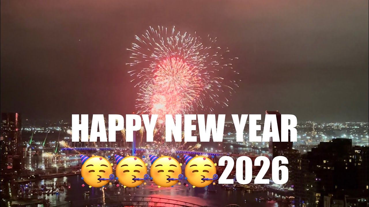 Melbourne fireworks 2026