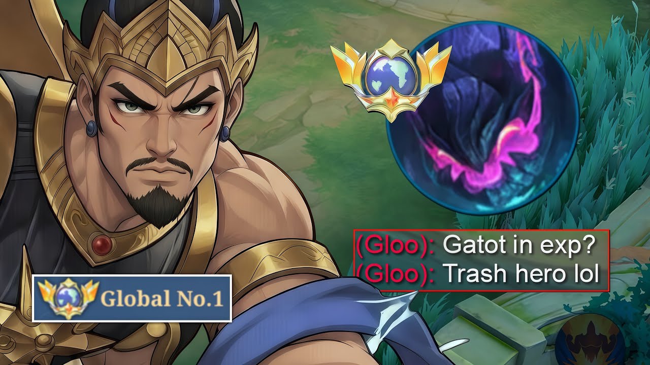 I'M BACK!! TOP GLOBAL GATOT BEST EFFECTIVE PLAYSTYLE AGAINTS META HEROES!! - MLBB