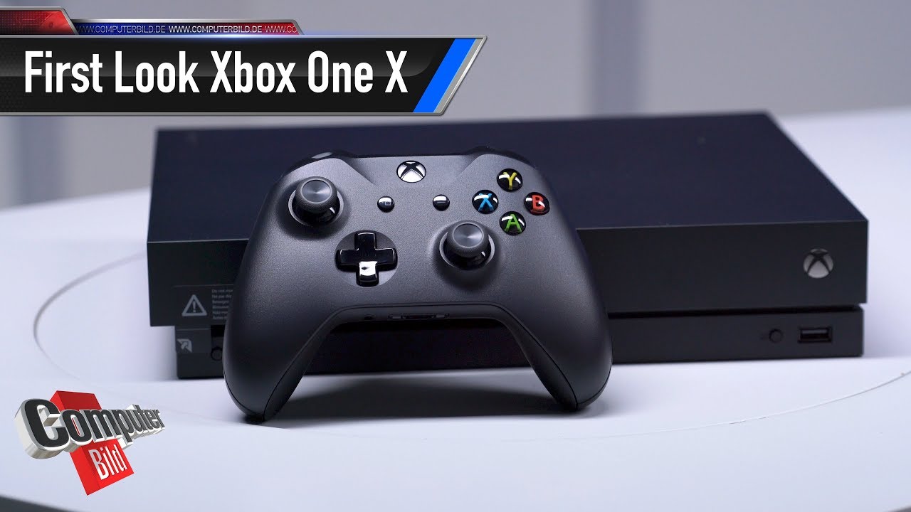 Xbox One X im Unboxing: First Look auf die Monster-Konsole!