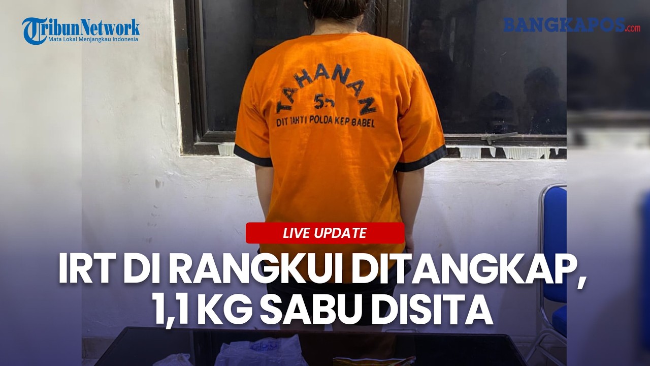 🔴 BREAKING NEWS: IRT di Rangkui Ditangkap, 1,1 Kg Sabu Disita
