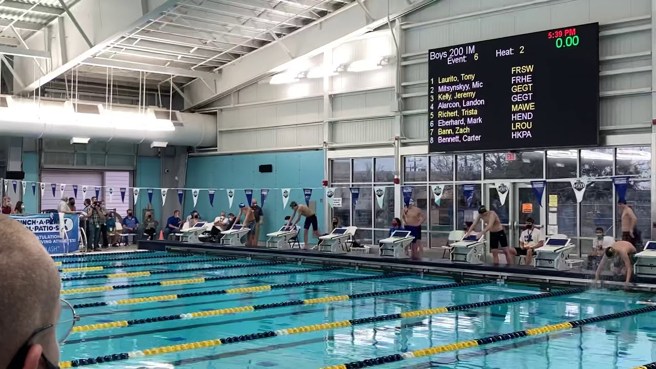 Freshman Jeremy Kelly Drops 5A State Record, 1:48 2IM | Boys 200 IM A Final | 2021 UIL 5A State