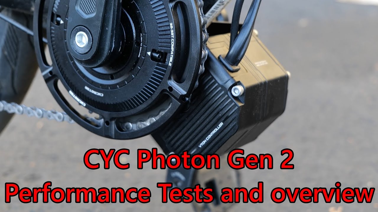 Тесты и обзор производительности CYC Photon Gen 2. Подъём в гору и максимальная скорость при 52 В...