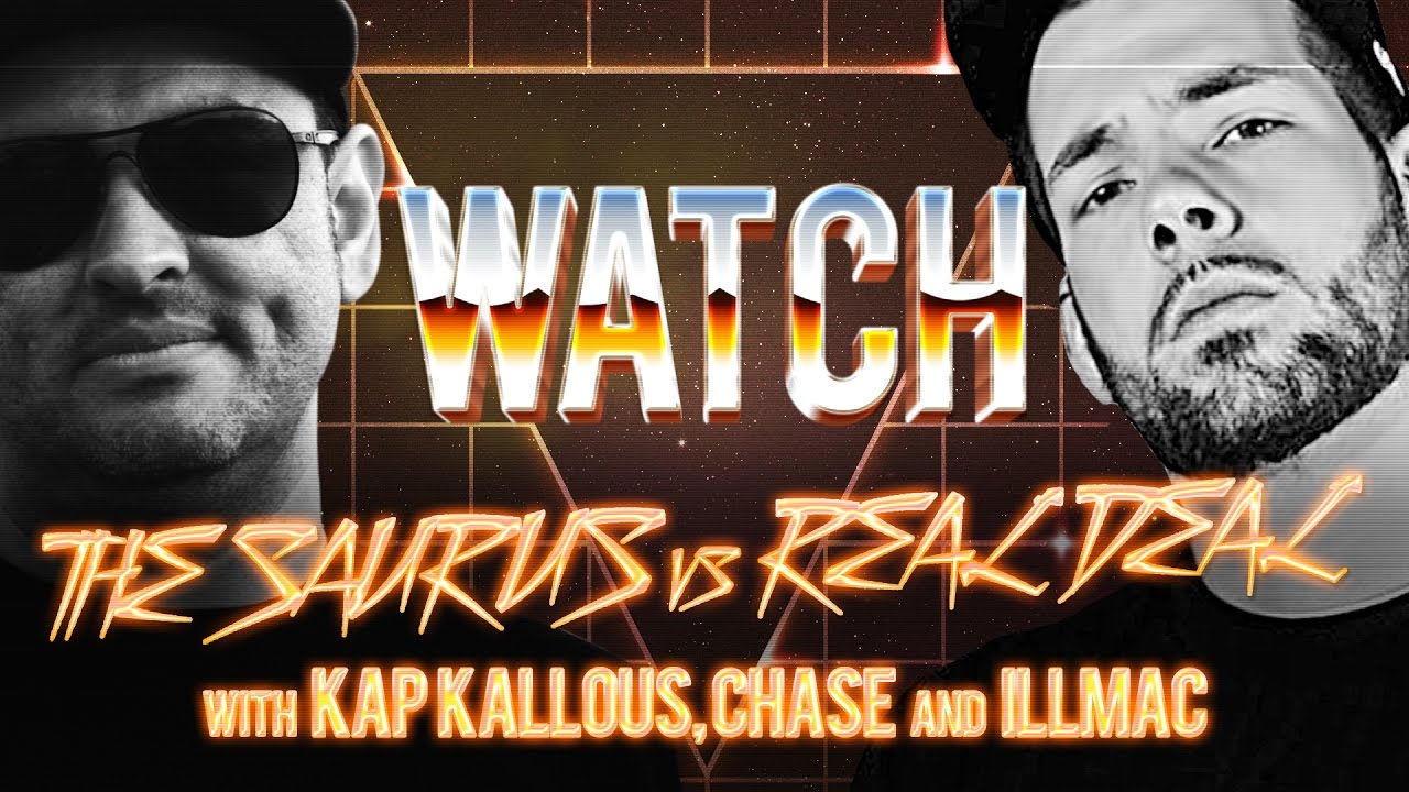 WATCH: THE SAURUS vs REAL DEAL with KAP KALLOUS, ILLMAC and CHASE MOORE