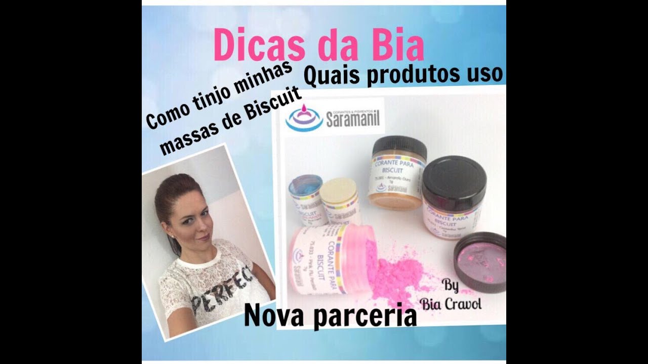 Dicas da Bia  - Como tinjo minhas massas usando vários produtos - Nova parceria _ Bia Cravol