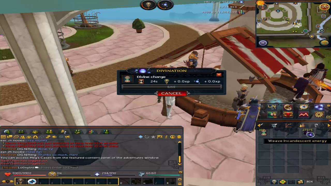Runescape-Nox Staff Fail