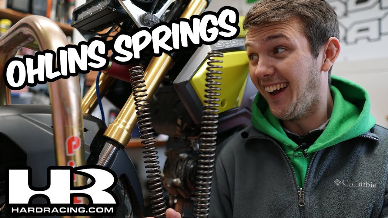 Hard Racing Ohlins Fork Springs Install for Honda Grom SF